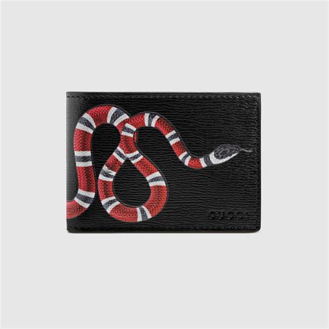 gucci wallet men black|gucci wallet snake original.